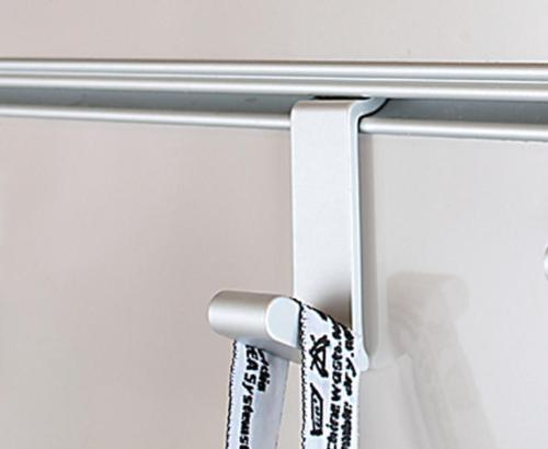 Crochet long argent 15x24x47mm pour rail 53425 