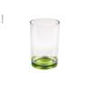 LOT DE 2 VERRES TARIFA- 350ML- VERT-BLEU