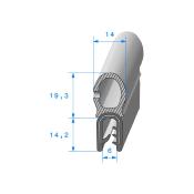 PROFIL D'ETANCHÉITÉ 17mm - ROULEAU DE 10m - POUR BEAUCOUP DE TOITS REIMO