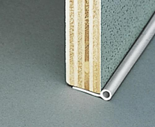 PROFIL DE SOL CACHE DECOUPE JONC 5MM ARGENTE X5M