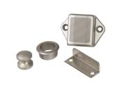 FERMETURE MEUBLE PUSH LOCK MINI NICKEL MAT