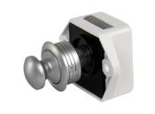 FERMETURE MEUBLE PUSH LOCK MINI ARGENTE MAT