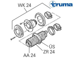 TUYAU ARRIVÉE AIR ZR 24 pour TRUMATIC E2400