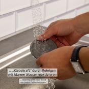 Tampon métallique Silwy Super Strong noir Ø 8cm