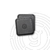 LOT DE 2 SOUS-VERRES 2.0 NANO-GEL NOIR - GELMAGS ® 