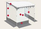 VERANDA FIAMMA ROOM VAN Premium 300 pour F43van 300cm