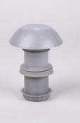 CHEMINEE DE TOIT CARAVANE GRISE RESISTANT A LA CHALEUR Ø 130 mm x 175mm