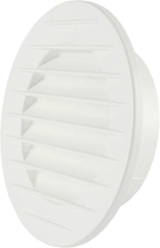 GRILLE DE VENTILATION RONDE 100x76mm BLANC