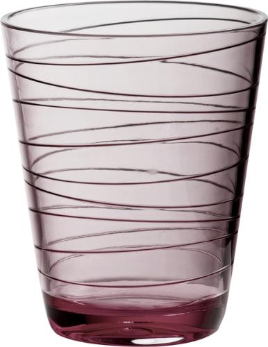 VERRE POLYCARBONATE ONDA ROSE 300ml A L'UNITE
