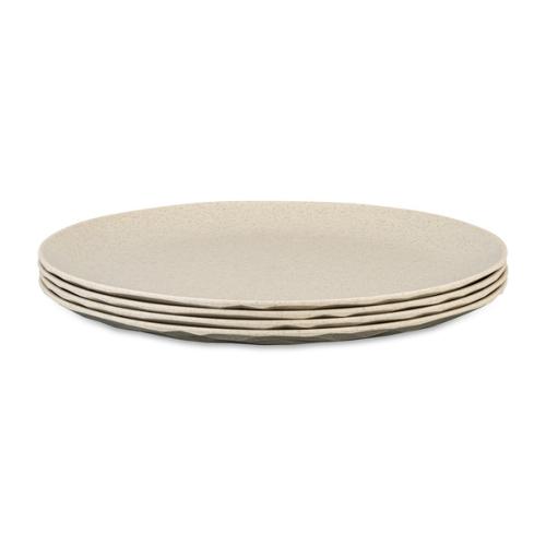 Lot de 4 assiettes Koziol CLUB SET GÖTEBORG sable du désert 