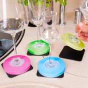 6 CAPUCHONS DE VERRE À PIED MAGNETIQUES NANO-GEL-PAD ARC-EN-CIEL SILWY®