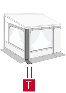 EXTENSION 25 CM PAROI FRONTALE PRIVACY ROOM POUR F45S