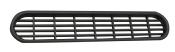 GRILLE VENTILATION OVALE 205X40mm ARGENTE