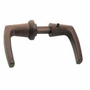 POIGNEE DE PORTE A FERMETURE POUR TOILETTES BRUN