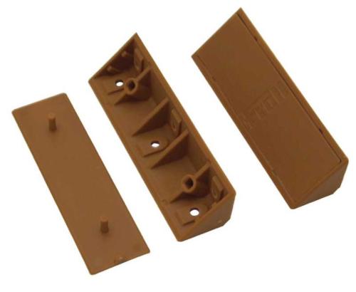 COINS DE CONNEXION PLASTIQUE 100x21x21 - boite de 6