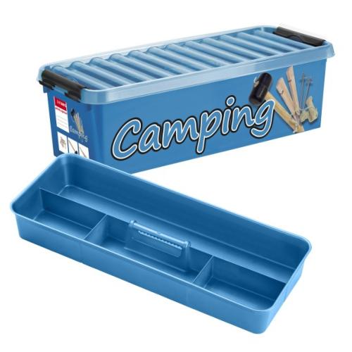 BOITE DE RANGEMENT CAMPING 9.5L - 48,5x19cm