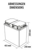 POWER STATION LITHIUM CARBEST PowerUnit 80 : Batterie LiFePO4 80Ah + Onduleur 1000W + Contrôleur solaire MPPT