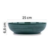 GRAND BOL VERT FORET EN PORCELAINE  SILWY® POUR SUPPORT MAGNETIQUE