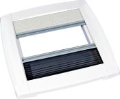 CADRE INTERIEUR pour LANTERNEAU MPK 40x40 BLANC (store pliss+moustiquaire)