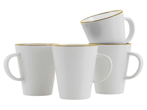 MUG GIMEX LINEA GOLD - 4 PIECES