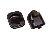 POIGNEE DE PORTE POUR TOILETTES BRUN