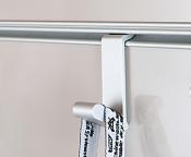 Crochet long argent 15x24x47mm pour rail 53425 