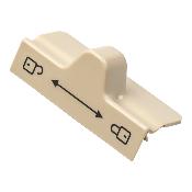 BOUTON BLOC PORTE BEIGE POUR RÉFRIGÉRATEUR DOMETIC - Série 7