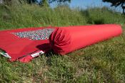 COUSSIN GONFLABLE Zip-XL Lounger BENT - 190x30 ROUGE