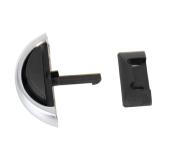 POIGNEE DE MEUBLE COMBILINE ARGENT/NOIR