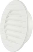 GRILLE DE VENTILATION RONDE 100x76mm BLANC