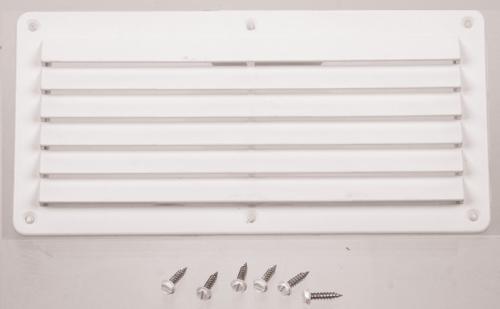 GRILLE VENTILATION RECTANGLE 264x127mm BLANCHE