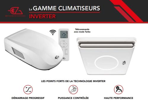 CLIMATISEUR DE TOIT EZA SMART POWER 2700W pour véhicule jusqu'à 8m