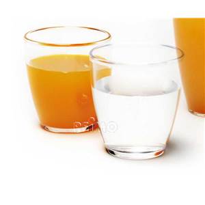 LOT DE 2 VERRES A JUS DE FRUIT POLYCARBONAT 0.27 L