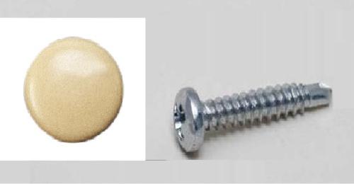 VIS 3.9 x 22 mm + CAPUCHONS X 20 BEIGE