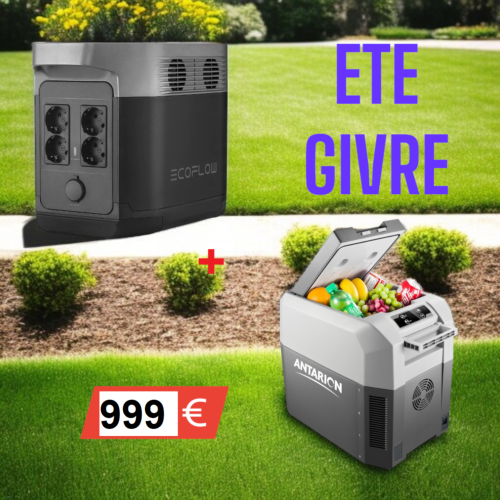 GLACIERE A COMPRESSION ANTARION 35 L + ECOFLOW DELTA 2