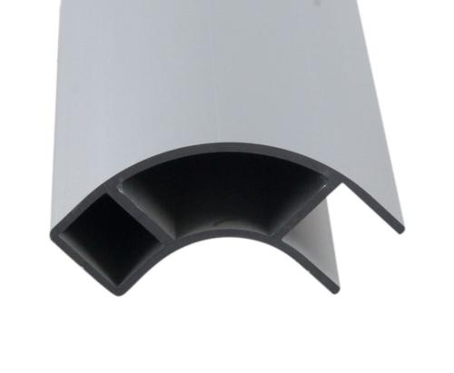 PROFIL DE COIN 90° 220CM LUXUS EN ALUMINIUM ouvert d'1 coté