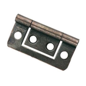 CHARNIERE PLATE ACIER NICKEL 38mm - BOITE DE 4