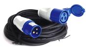 RALLONGE ELECTRIQUE 25m - 3x2.5mm² - 1 prise CEE MALE et 1 prise CE femelle P17