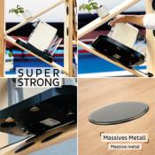 Tampon métallique Silwy Super Strong noir Ø 8cm