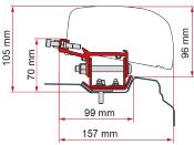 ADAPTATEUR pour store FIAMMA F40 pour RENAULT TRAFIC après 2014 - LONG L2