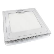 LANTERNEAU 40X40 TRANSLUCIDE MKP CADRE GRIS