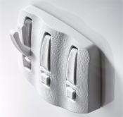 Crochet mural avec fonction de poussée simple