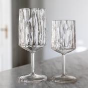 Lot de 2 verres à vin 200ml KOZIOL, super verre, antidérapant